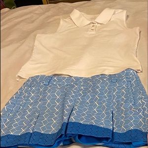 NWOT Puma Skort with Talbots Polo Shirt